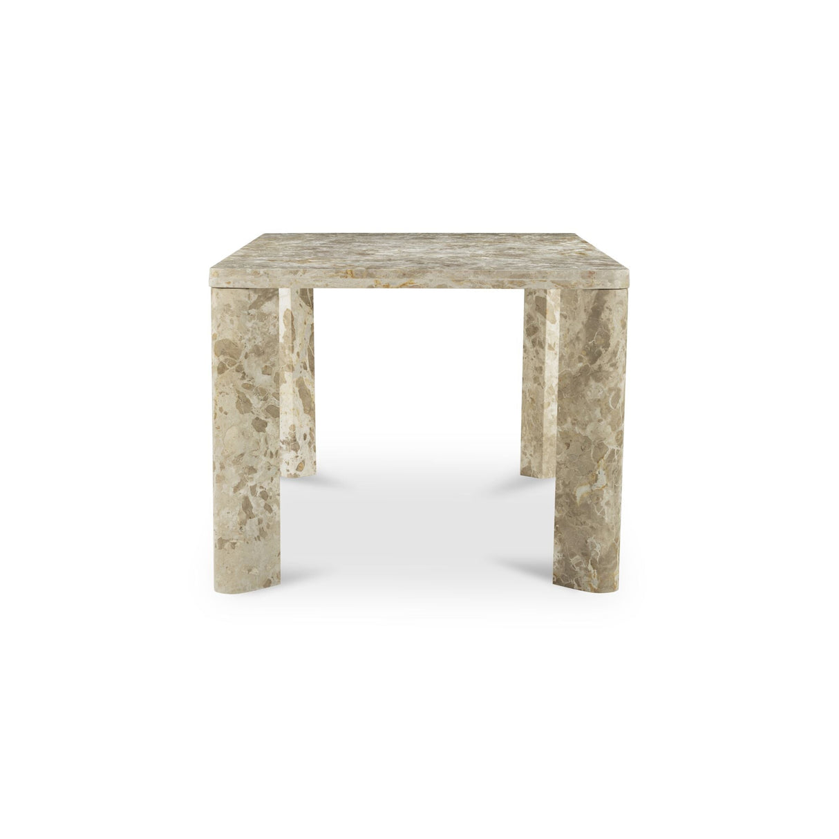 Segment Beige Panther Stone Dining Table by Moe's Home at Eve Furniture
