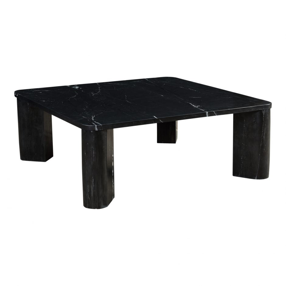 Segment Coffee Table - Jetty Black Matrix by Moe's Home at Eve Furniture