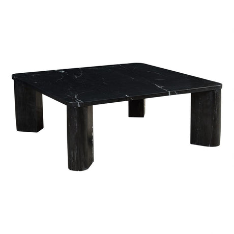 Segment Coffee Table - Jetty Black Matrix by Moe's Home at Eve Furniture