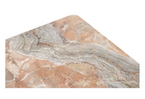 Segment Coffee Table Orange Levante Marble by Moe's Home at Eve Furniture