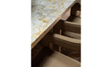 Segment Dining Table Panther Stone Beige by Moe's Home at Eve Furniture