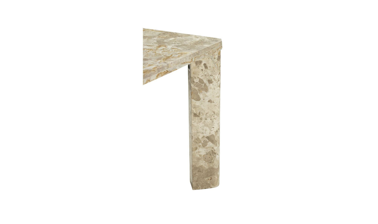 Segment Dining Table Panther Stone Beige by Moe's Home at Eve Furniture
