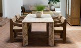 Segment Dining Table Panther Stone Beige by Moe's Home at Eve Furniture
