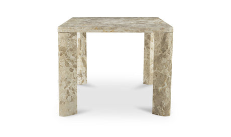 Segment Dining Table Panther Stone Beige by Moe's Home at Eve Furniture