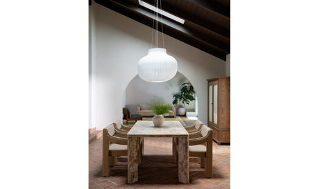 Segment Dining Table Panther Stone Beige by Moe's Home at Eve Furniture