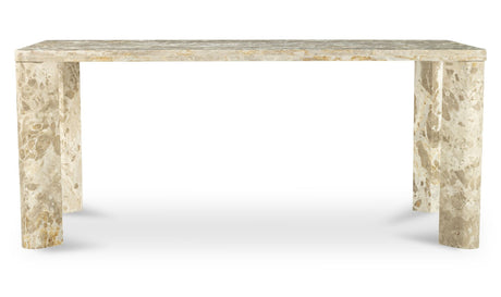 Segment Dining Table Panther Stone Beige by Moe's Home at Eve Furniture
