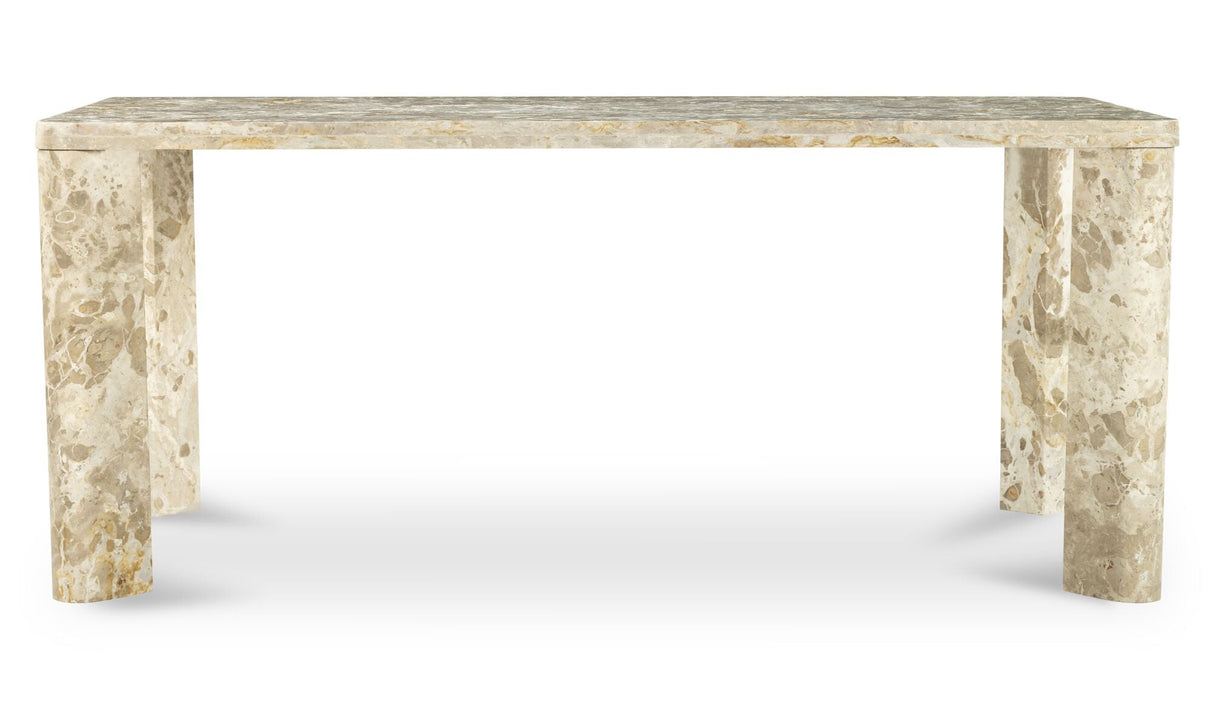 Segment Dining Table Panther Stone Beige by Moe's Home at Eve Furniture