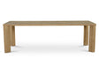 Segment Heritage Brown Large Dining Table by Moe's Home at Eve Furniture
