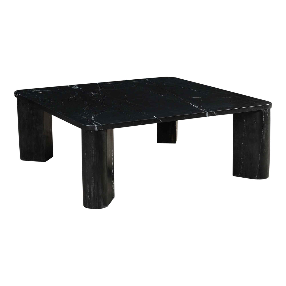Segment Jetty Black Coffee Table