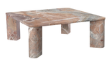 Segment Orange Levante Marble Coffee Table by Moe's Home at Eve Furniture