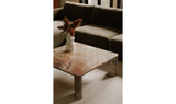 Segment Orange Levante Marble Coffee Table by Moe's Home at Eve Furniture
