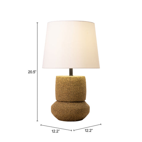Seina Natural Solar Table Lamp by Zuomod at Eve Furniture
