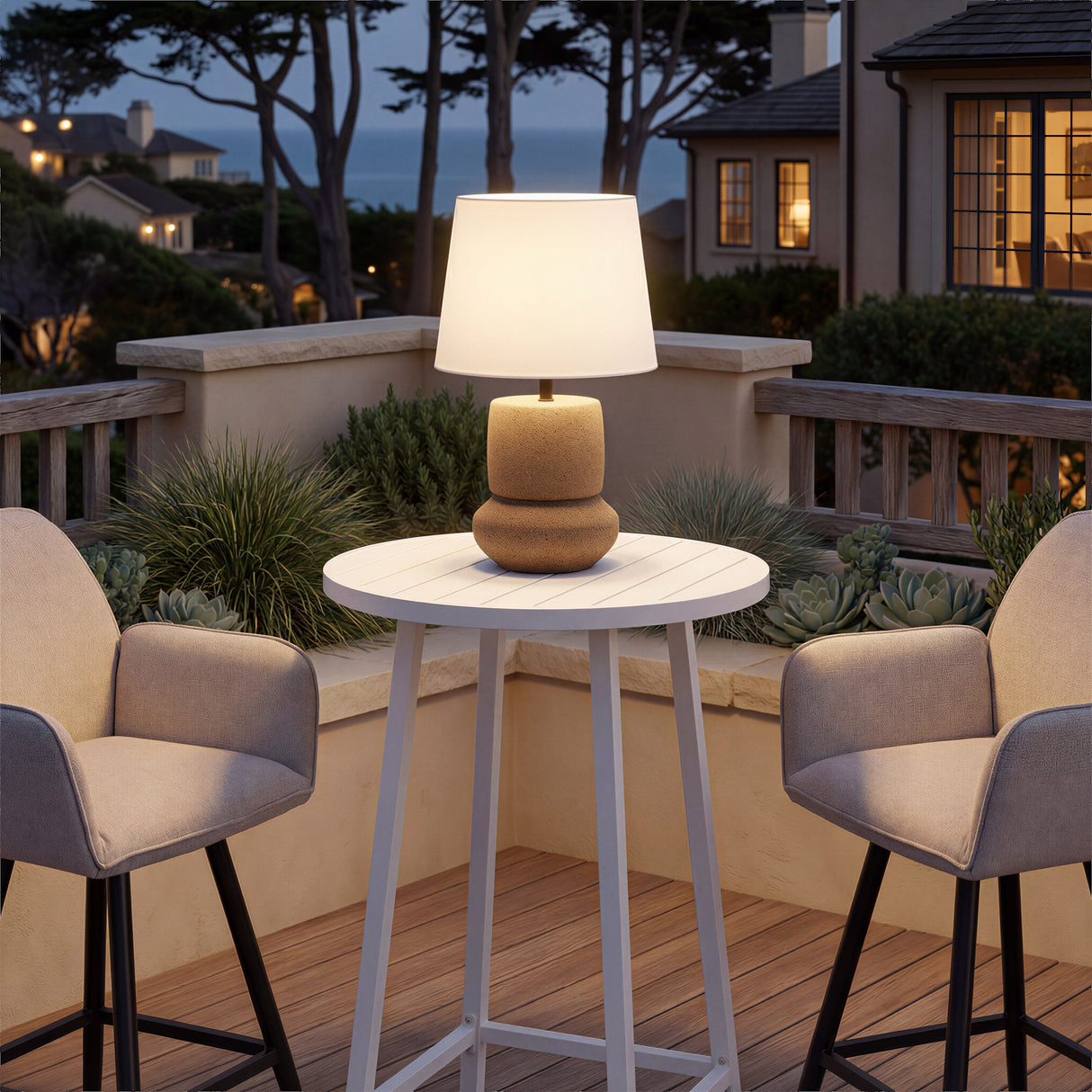 Seina Natural Solar Table Lamp by Zuomod at Eve Furniture