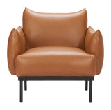 Sekil Brown Accent Chair by Zuomod at Eve Furniture