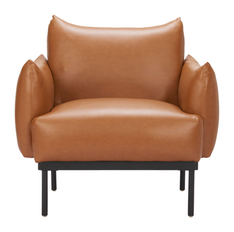 Sekil Brown Accent Chair by Zuomod at Eve Furniture