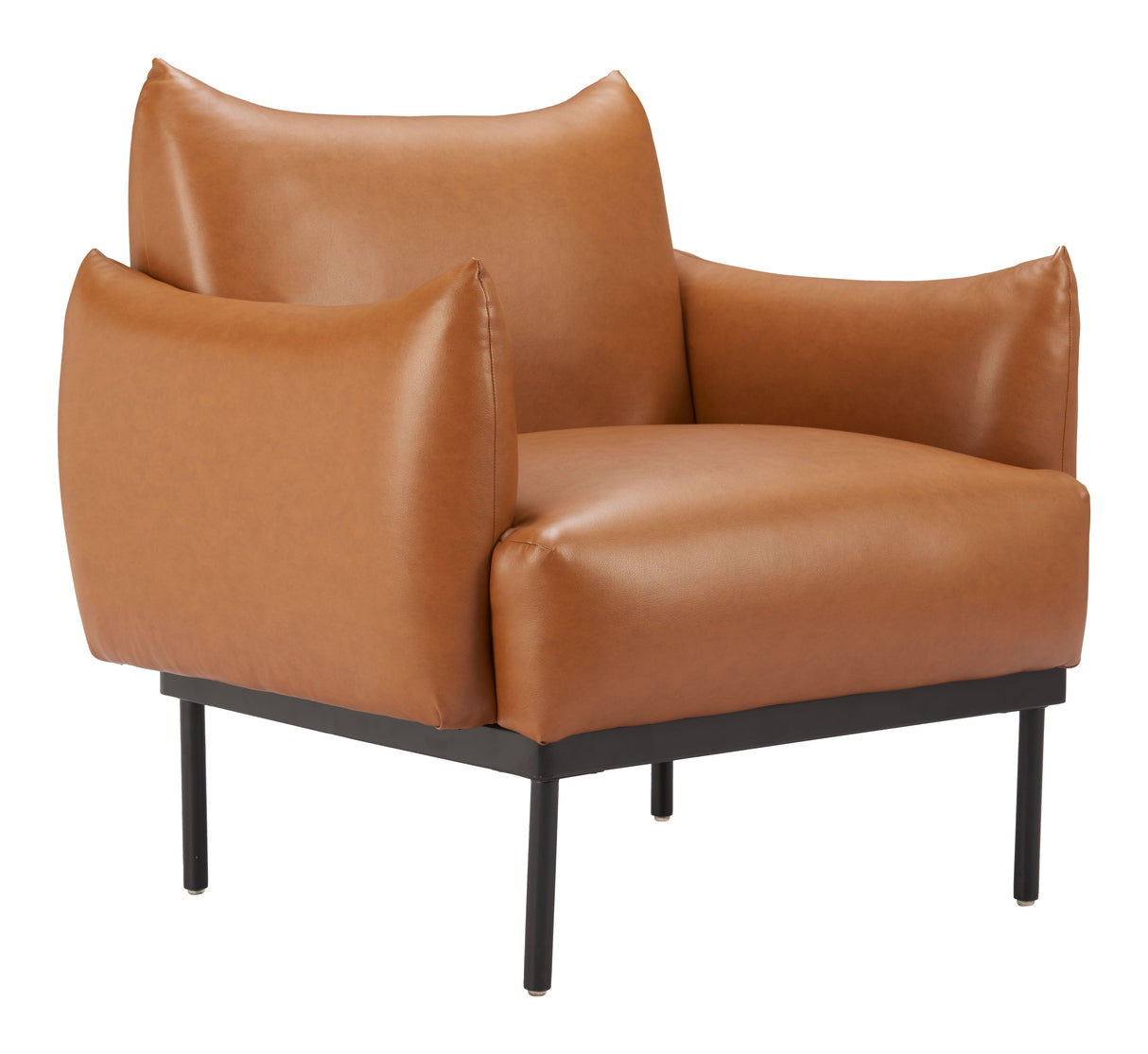 Sekil Brown Accent Chair by Zuomod at Eve Furniture