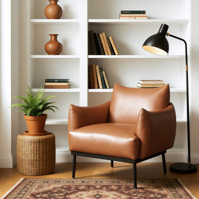Sekil Brown Accent Chair by Zuomod at Eve Furniture