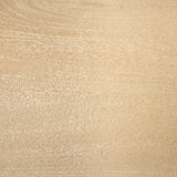 Sekou Light Brown Wooden Craftsman Bench by Mercana at Eve Furniture