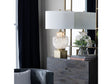Selborne Gold Table Lamp by Crestview at Eve Furniture