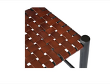 Selby Stool - Burgundy by Moe's Home at Eve Furniture