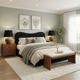 Sele Black King Bed by Zuomod at Eve Furniture
