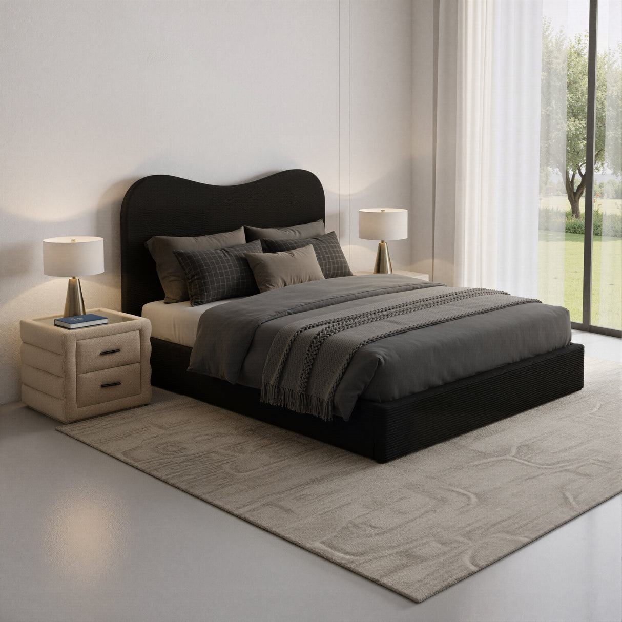 Sele Black Queen Bed by Zuomod at Eve Furniture