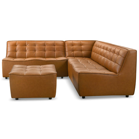 Selen Comfy & Chic Corner Sectional Sofa with Ottoman by Ashcroft Imports at Eve Furniture
