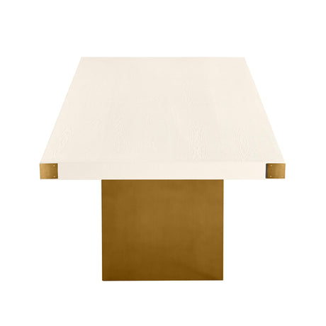 Selena Ash 90" Rectangular Dining Table by Inspire Me! Home Decor by TOV Furniture at Eve Furniture