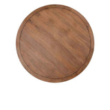 Selena Pottery Brown Round Dining Table by Classic Home at Eve Furniture