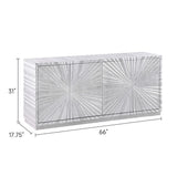 Selene Silver Leaf Console Table by New Era Innovations at Eve Furniture