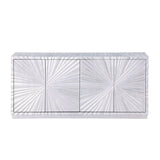 Selene Silver Leaf Console Table by New Era Innovations at Eve Furniture