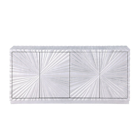 Selene Silver Leaf Console Table by New Era Innovations at Eve Furniture