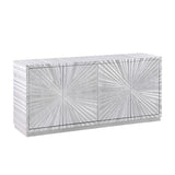 Selene Silver Leaf Console Table by New Era Innovations at Eve Furniture