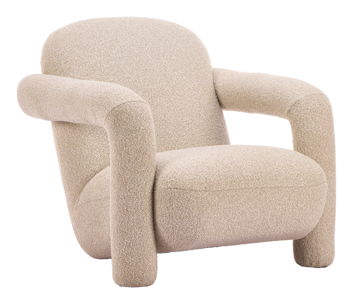 Selenya Beige Accent Chair by Zuomod at Eve Furniture