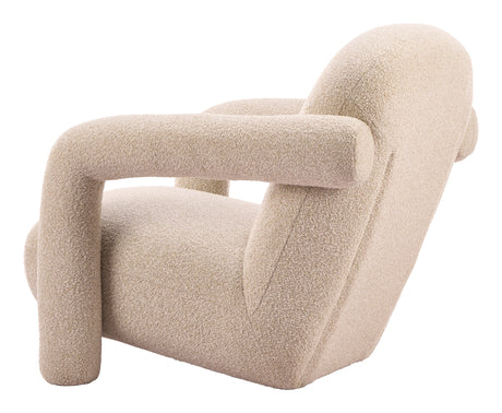 Selenya Beige Accent Chair by Zuomod at Eve Furniture