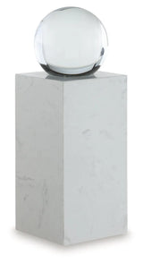 Sellner Clear/White Sculpture by Ashley at Eve Furniture