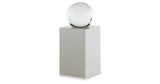 Sellner Clear/White Sculpture by Ashley at Eve Furniture