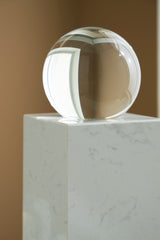 Sellner Clear/White Sculpture by Ashley at Eve Furniture