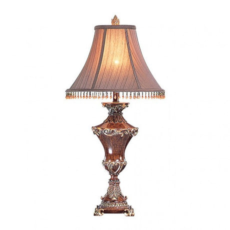 Selma Beige/Gold Table Lamp by Furniture of America at Eve Furniture