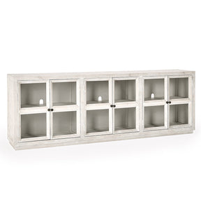 Selma Timeworn Cream 6 Door Cabinet by Classic Home at Eve Furniture