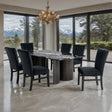 Selsey Black 7-Piece Dining Room Set by Furniture of America at Eve Furniture