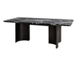 Selsey Black Stone Top Dining Table by Furniture of America at Eve Furniture