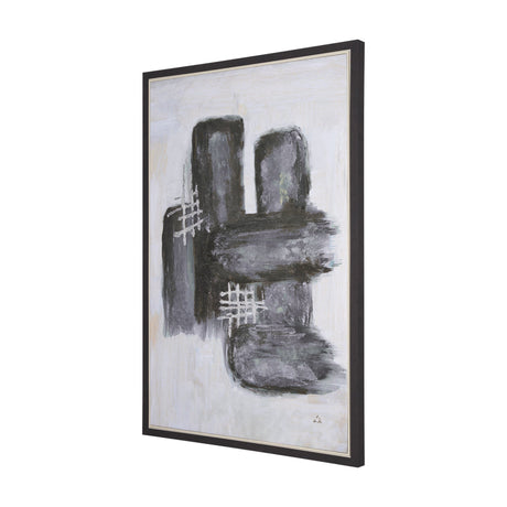 Semblance I by Mercana Studio a Hand Embellished Textured Framed Canvas by Mercana at Eve Furniture