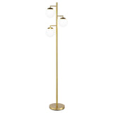 Sena Gold Trio Tree Floor Lamp by Coaster at Eve Furniture
