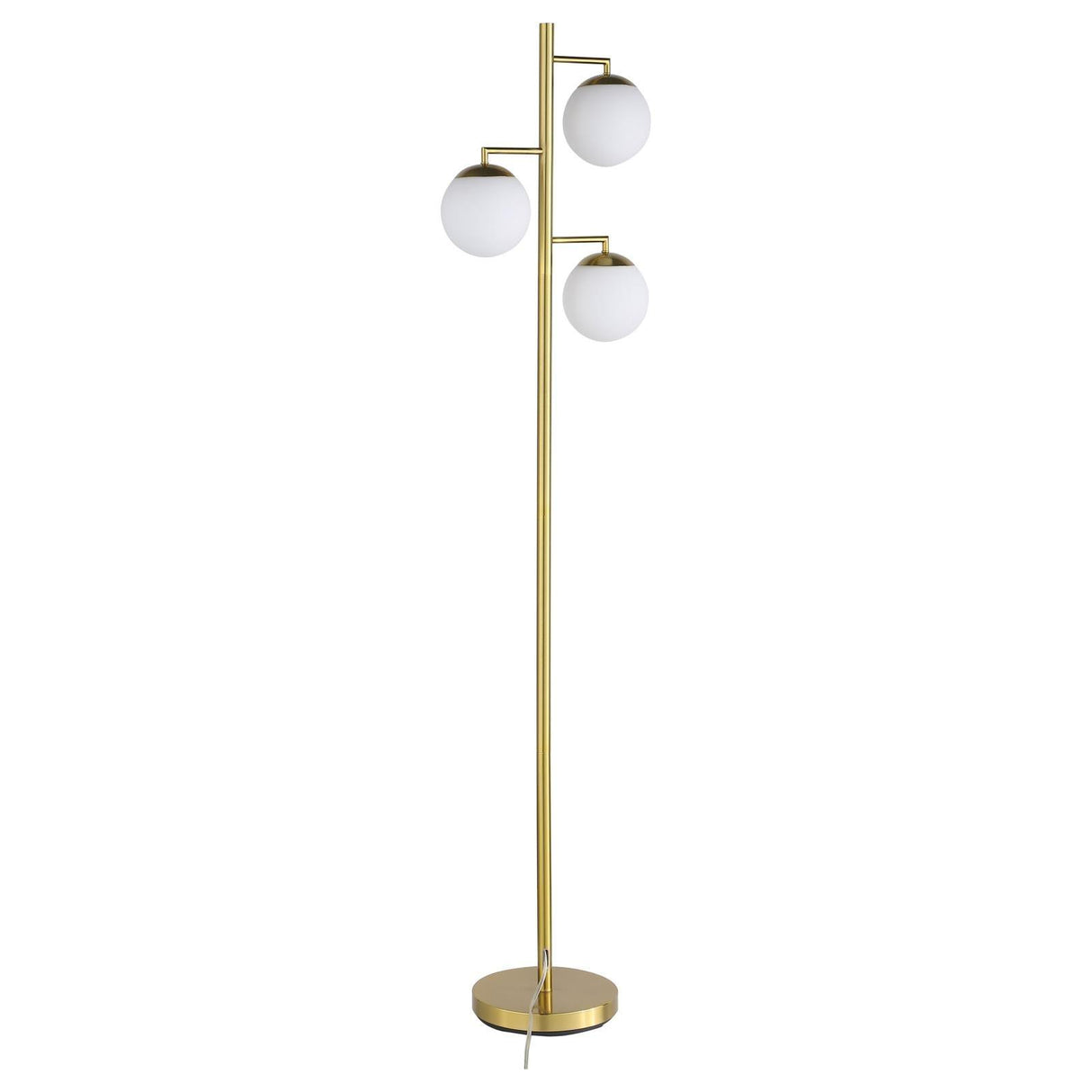 Sena Gold Trio Tree Floor Lamp by Coaster at Eve Furniture