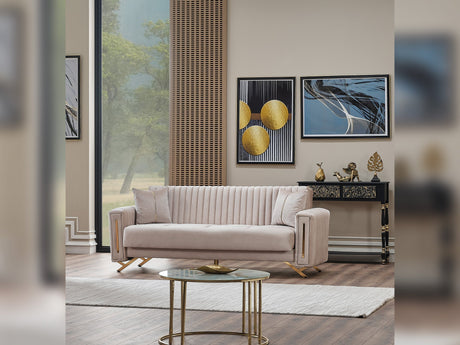 Senfoni 3-pieces (Sofa & Loveseat & Chair) Living Room Set by Furnia at Eve Furniture