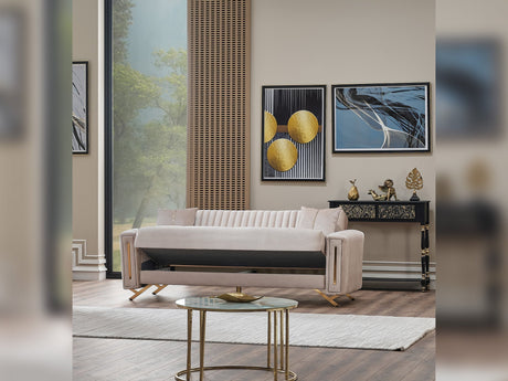 Senfoni 3-pieces (Sofa & Loveseat & Chair) Living Room Set by Furnia at Eve Furniture