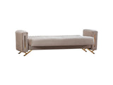 Senfoni 3-pieces (Sofa & Loveseat & Chair) Livingroom Set in Beige by Furnia at Eve Furniture