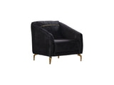 Senfoni 3-pieces (Sofa & Loveseat & Chair) Livingroom Set in Black by Furnia at Eve Furniture