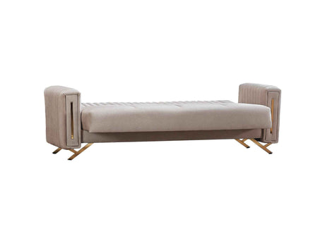 Senfoni Beige Convertible Sofa by Furnia at Eve Furniture